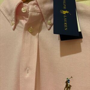 Ralph Lauren Women’s Oxford Shirt Small Pink New with Tags